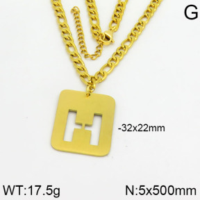 Stainless Steel Necklace  2N2000391ahjb-611