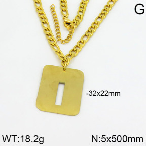 Stainless Steel Necklace  2N2000392ahjb-611