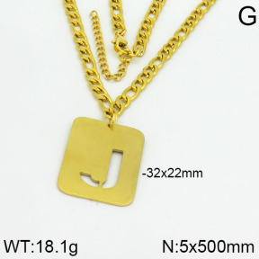 Stainless Steel Necklace  2N2000393ahjb-611