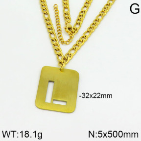 Stainless Steel Necklace  2N2000395ahjb-611