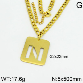 Stainless Steel Necklace  2N2000397ahjb-611