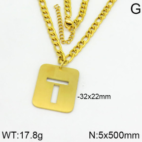 Stainless Steel Necklace  2N2000403ahjb-611