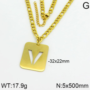 Stainless Steel Necklace  2N2000405ahjb-611