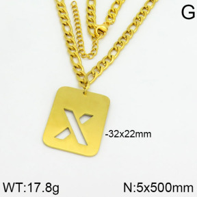 Stainless Steel Necklace  2N2000407ahjb-611