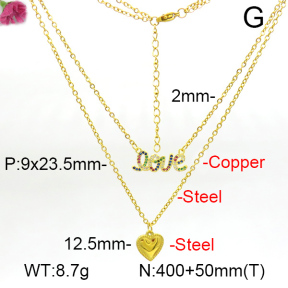 Fashion Copper Necklace  F7N400778baka-L017