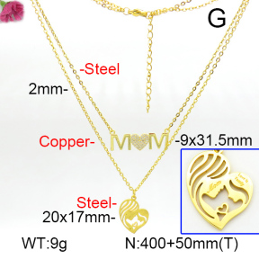 Fashion Copper Necklace  F7N400783baka-L017
