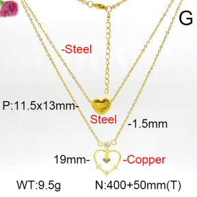 Fashion Copper Necklace  F7N400786aajl-L017