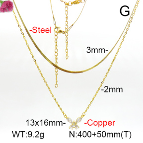 Fashion Copper Necklace  F7N400789vbmb-L017