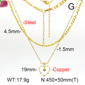 Fashion Copper Necklace  F7N400790aajl-L017