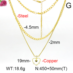 Fashion Copper Necklace  F7N400791aajl-L017