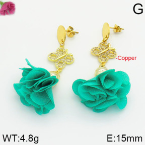 Fashion Copper Earrings  F2E300088bhia-J48