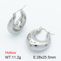 Handmade Polished  V Shape  Stainless Steel Earrings  7E2000077bbpp-G034