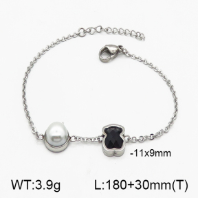 SS Bear Bracelets  TB5000100bhva-317