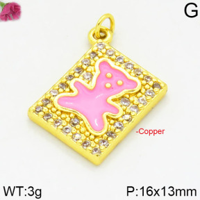 Fashion Copper Bear Pendants  TP2000004bbml-J111