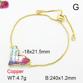 Resin  Fashion Copper Bracelet  F7B400328avja-G030
