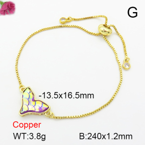 Resin  Fashion Copper Bracelet  F7B400330avja-G030
