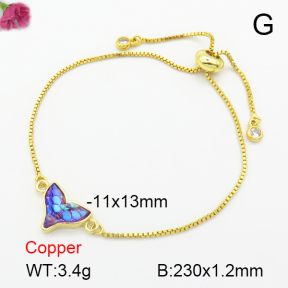 Resin  Fashion Copper Bracelet  F7B400332avja-G030