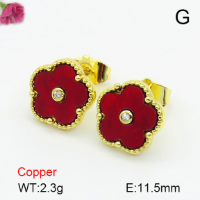 Resin  Fashion Copper Earrings  F7E400251vbnb-G030