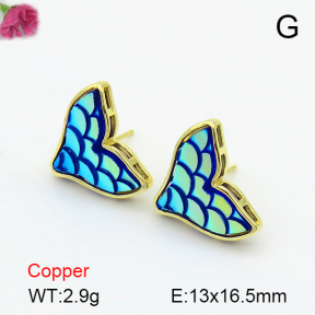 Resin  Fashion Copper Earrings  F7E400262vbmb-G030