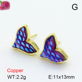 Resin  Fashion Copper Earrings  F7E400263vbmb-G030