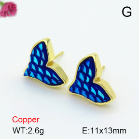 Resin  Fashion Copper Earrings  F7E400264vbmb-G030