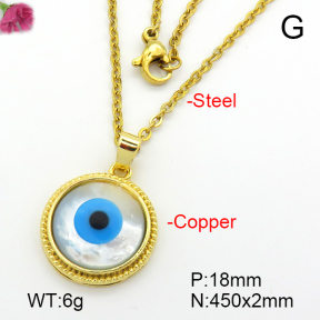 Shell  Fashion Copper Necklace  F7N300178vbmb-G030