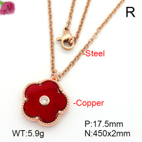 Resin  Fashion Copper Necklace  F7N400793aajl-G030