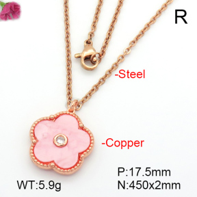 Resin  Fashion Copper Necklace  F7N400794aajl-G030