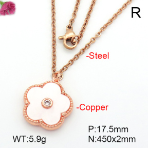 Resin  Fashion Copper Necklace  F7N400795aajl-G030