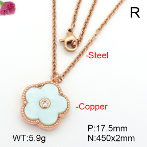 Resin  Fashion Copper Necklace  F7N400796aajl-G030