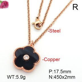 Resin  Fashion Copper Necklace  F7N400797aajl-G030