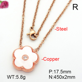 Resin  Fashion Copper Necklace  F7N400801aajl-G030