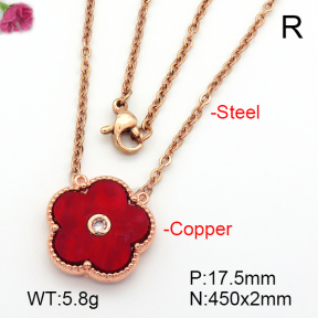 Resin  Fashion Copper Necklace  F7N400802aajl-G030