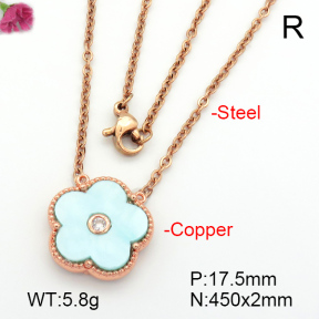 Resin  Fashion Copper Necklace  F7N400803aajl-G030