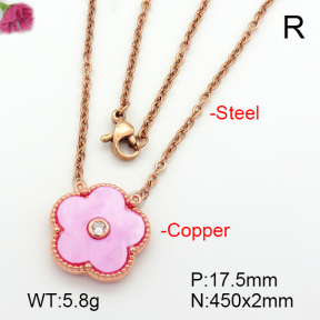 Resin  Fashion Copper Necklace  F7N400804aajl-G030