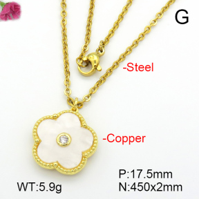Resin  Fashion Copper Necklace  F7N400806aajl-G030