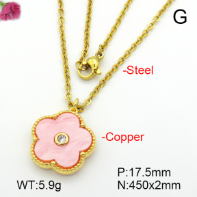 Resin  Fashion Copper Necklace  F7N400808aajl-G030