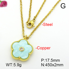 Resin  Fashion Copper Necklace  F7N400809aajl-G030