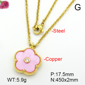 Resin  Fashion Copper Necklace  F7N400810aajl-G030