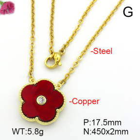 Resin  Fashion Copper Necklace  F7N400812aajl-G030