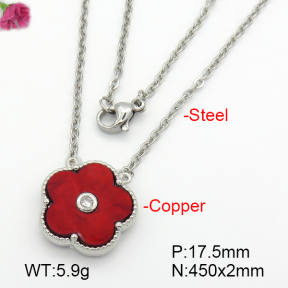 Resin  Fashion Copper Necklace  F7N400818aajl-G030