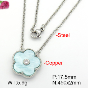 Resin  Fashion Copper Necklace  F7N400819aajl-G030