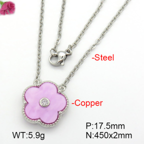 Resin  Fashion Copper Necklace  F7N400821aajl-G030