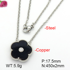 Resin  Fashion Copper Necklace  F7N400822aajl-G030