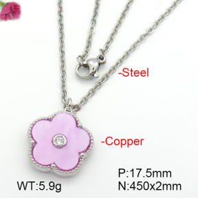 Resin  Fashion Copper Necklace  F7N400824aajl-G030