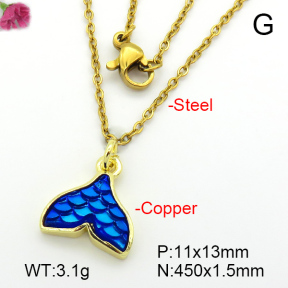 Resin  Fashion Copper Necklace  F7N400830avja-G030