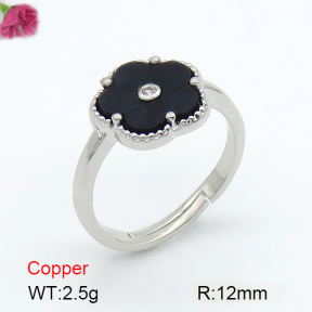 Resin  Fashion Copper Ring  F7R400373ablb-G030