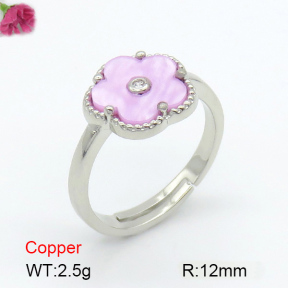 Resin  Fashion Copper Ring  F7R400374ablb-G030