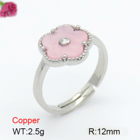 Resin  Fashion Copper Ring  F7R400375ablb-G030
