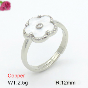Resin  Fashion Copper Ring  F7R400376ablb-G030